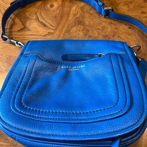 Marc Jacobs blue leather crossbody